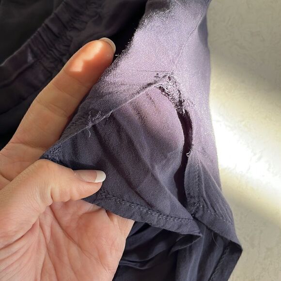 Artisan NY pajama set - dark purple tank top with matching shorts, size Medium - Picture 5 of 7